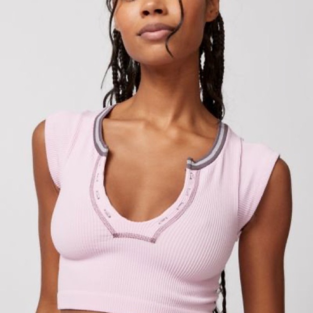Purple Urban Outfitters Out From Under Go For Gold Seamless Top (Discontinued)